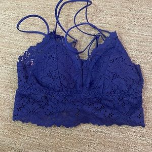 purple lace brallette